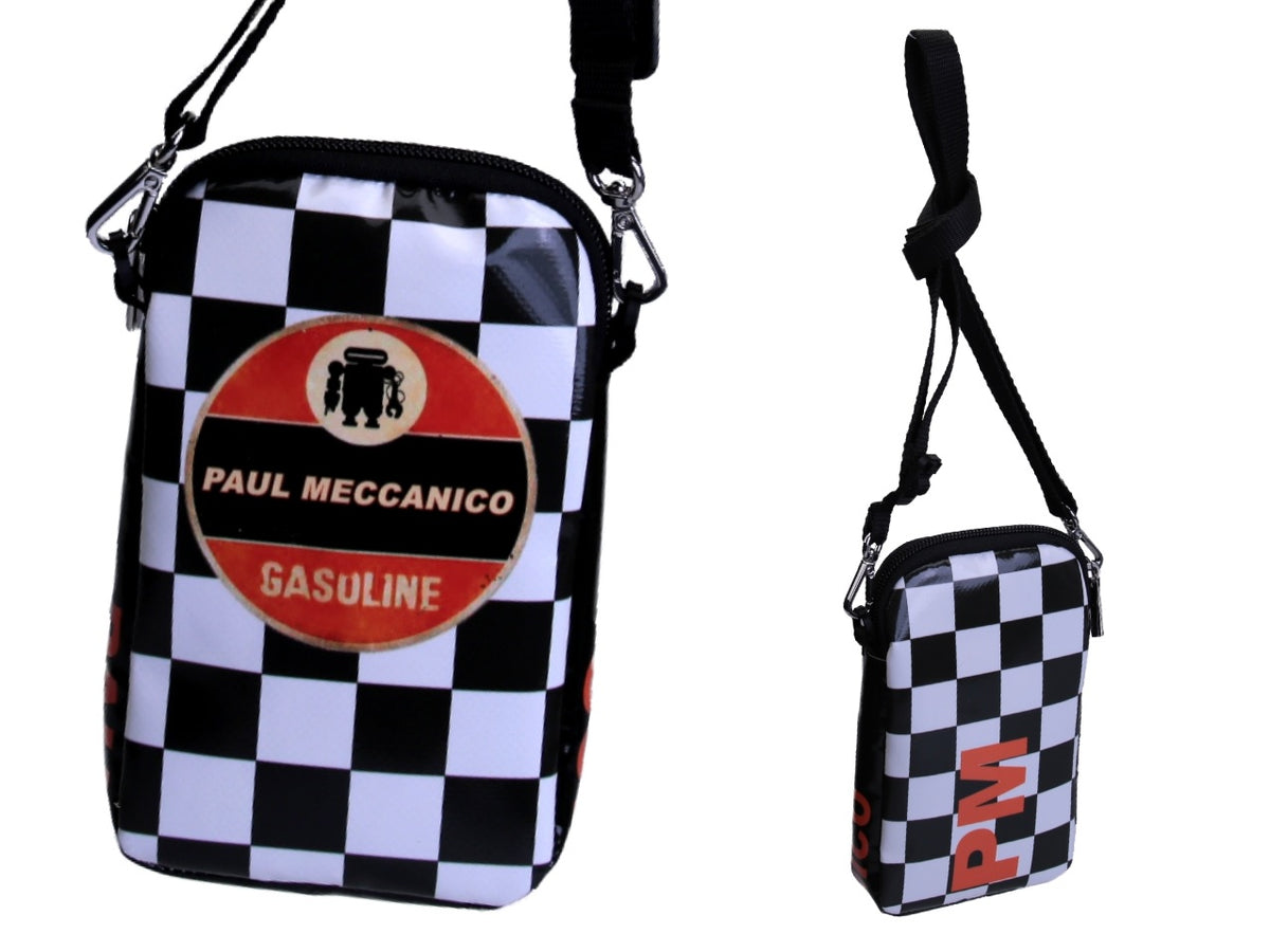 BORSA PORTATELEFONO &quot;GASOLINE&quot; FANTASIA SCACCHI.