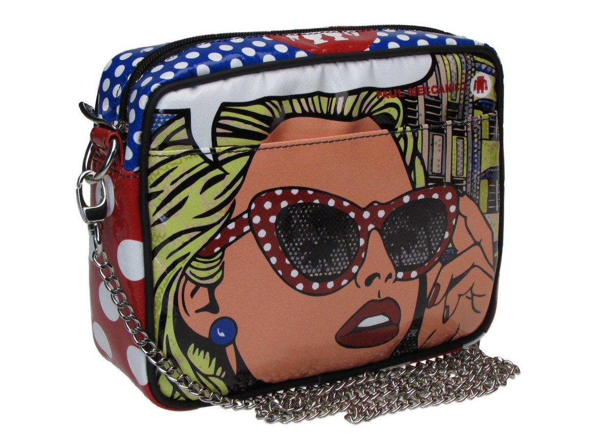 CLUTCH CARTOON STYLE. MODEL PARK MADE OF LORRY TARPAULIN. - Limited Edition Paul Meccanico