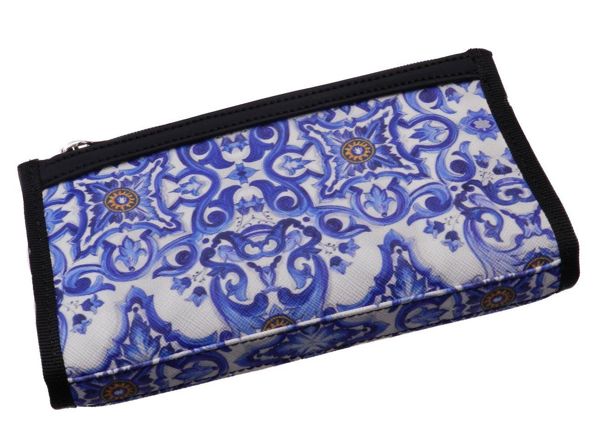 LARGE WOMEN&#39;S WALLET MAJOLICA FANTASY. PIT MODEL MADE OF HAMMERED SYNTHETIC LEATHER. - Paul Meccanico