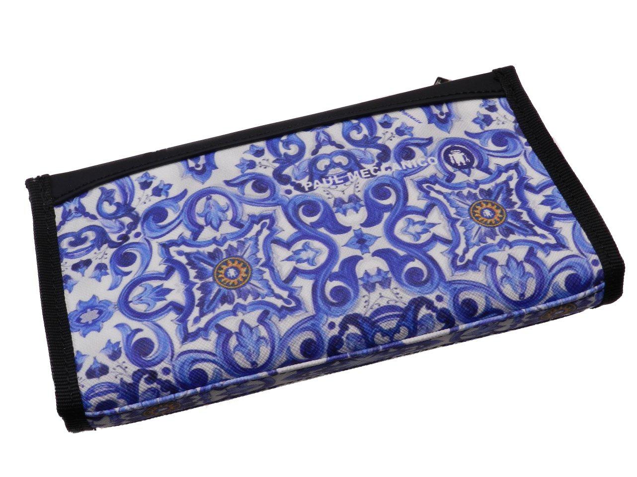 LARGE WOMEN'S WALLET MAJOLICA FANTASY. PIT MODEL MADE OF HAMMERED SYNTHETIC LEATHER. - Paul Meccanico