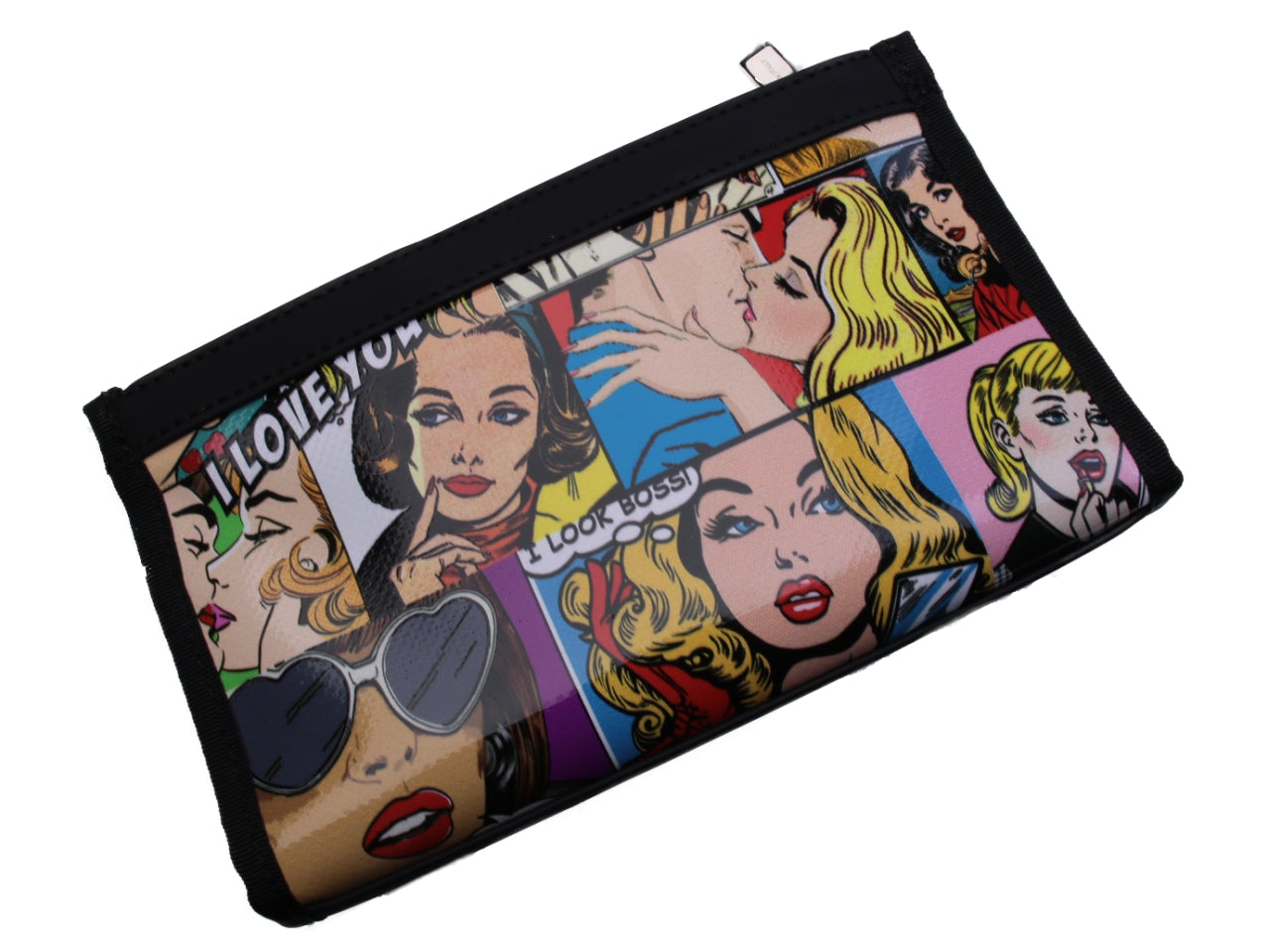 LARGE WOMEN'S WALLET CARTOON STYLE. MODEL PIT MADE OF LORRY TARPAULIN. - Limited Edition Paul Meccanico