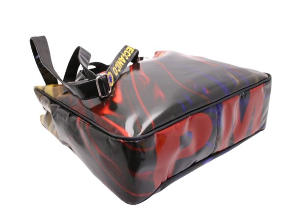 MAXI TOTE BAG CON FANTASIA TIE DYE. MODELLO AIRSTONE IN TELONE CAMION - immagine 2