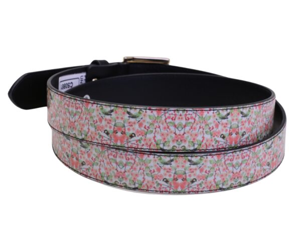 CINTURA DA DONNA COLOR PANNA “STILE GIARDINO” IN TELONE DA CAMION - immagine 2