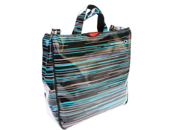MAXI TOTE BAG MULTICOLORE CON FANTASIA FLOREALE. MODELLO AIRSTONE IN TELONE CAMION (Copy)
