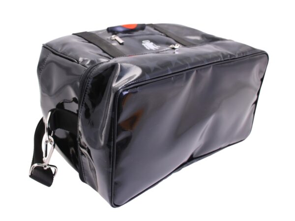 BORSA BAGAGLIO A MANO NERA CON "STELLE" 40 X 20 X 25 CM. MODELLO FLYME IN TELONE CAMION. - immagine 5