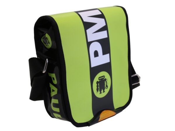 BORSELLO NERO E VERDE. MODELLO MIPOK IN TELONE DA CAMION. - immagine 2