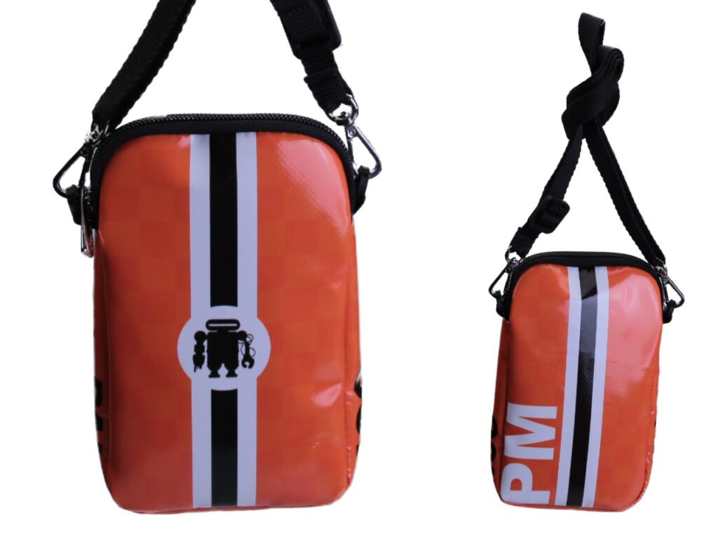 BORSA PER CELLULARE ARANCIONE.