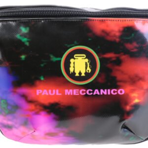BORSA IN VITA CON FANTASIA TIE DYE. MODELLO FLEX REALIZZATO CON TELONI DI CAMION. - Edizione limitata Paul Meccanico