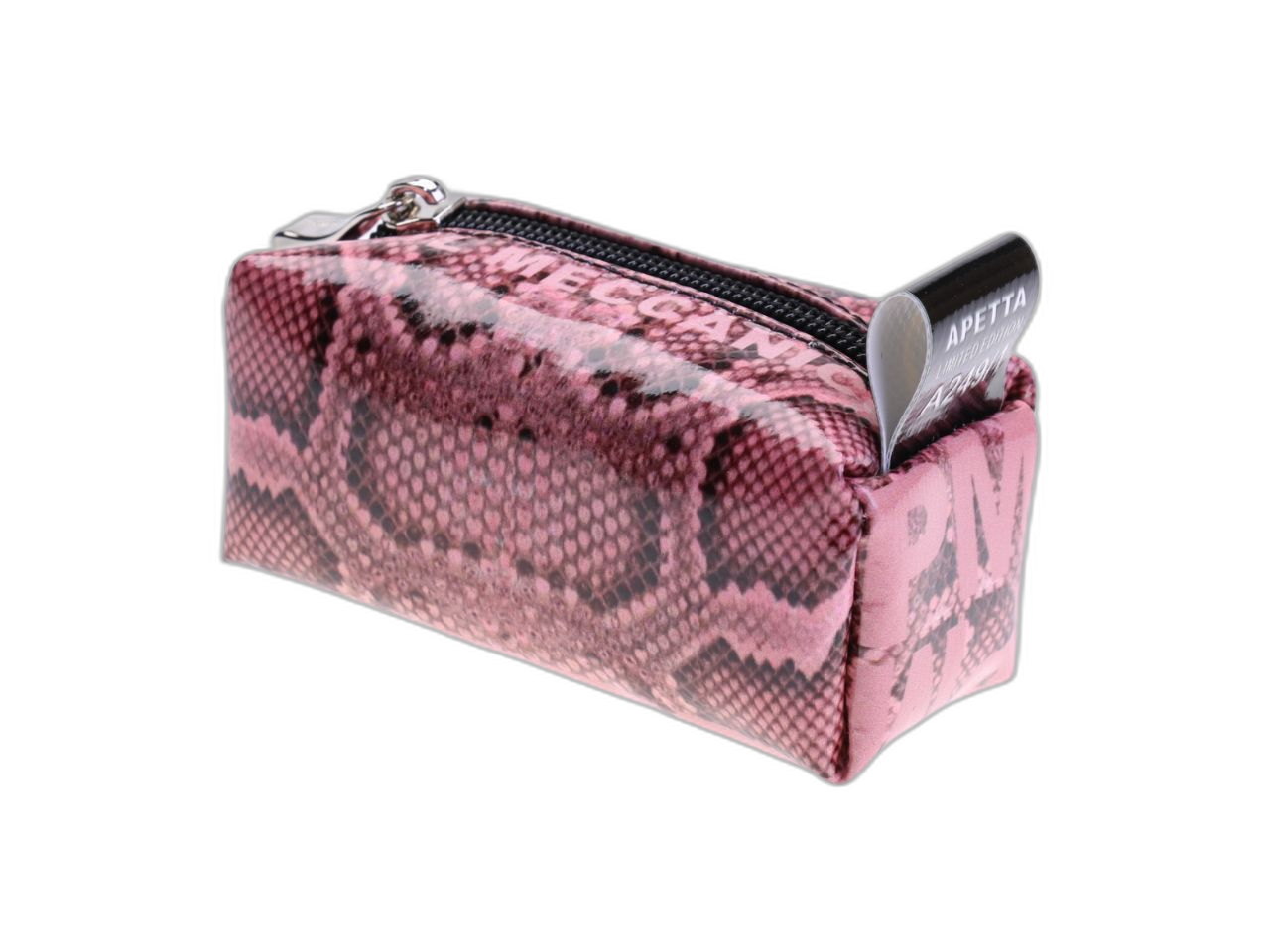 ...PENCIL CASE DESIGN KEYCHAIN PINK COLOUR WITH ANIMALIER FANTASY.