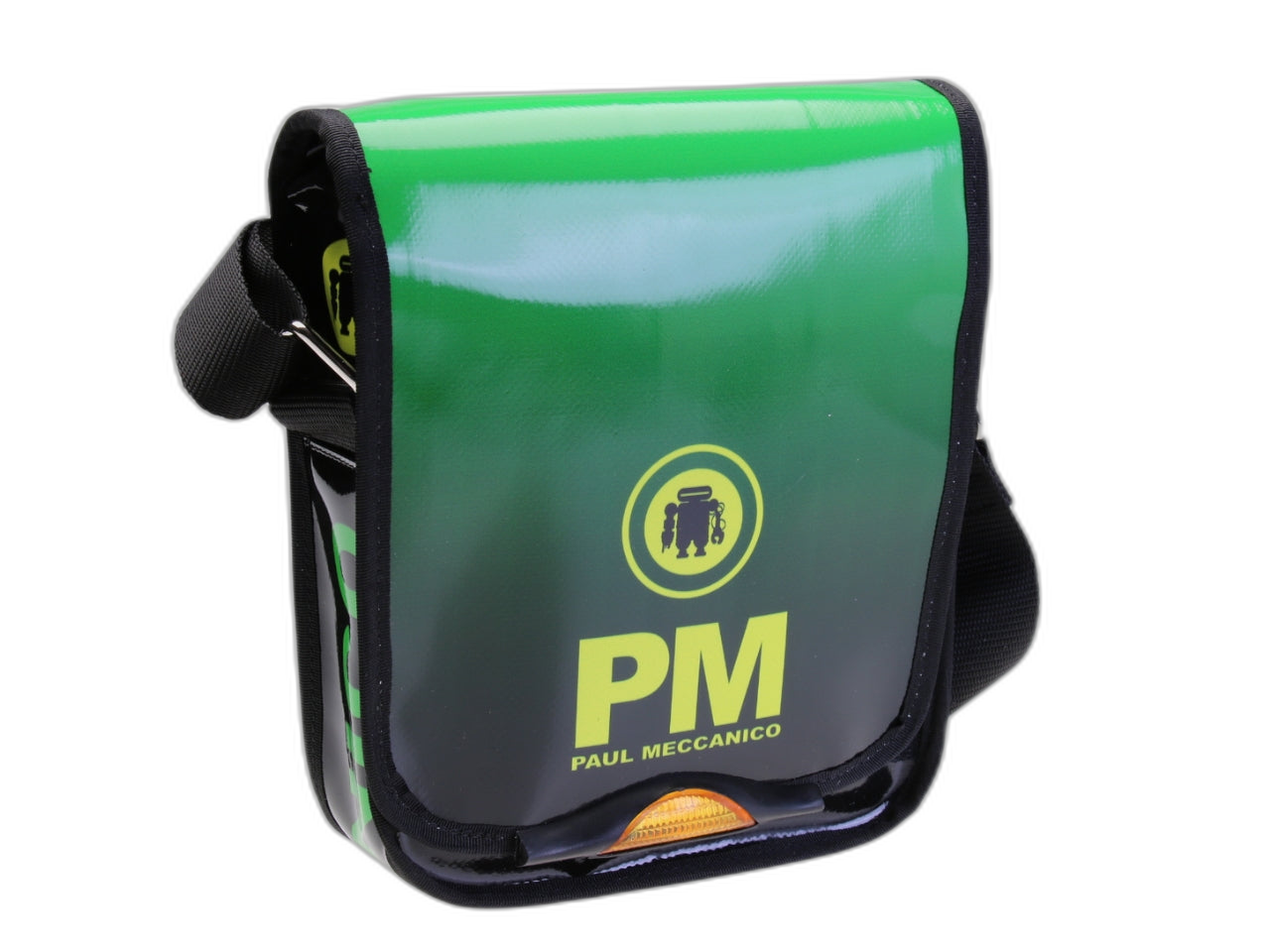 BORSA CROSSBODY VERDE. MODELLO MIPOK IN TELONE DA CAMION.