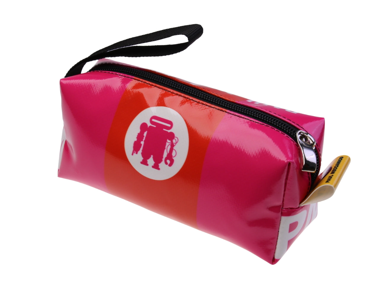 ...FUXIA AND ORANGE PENCIL CASE.