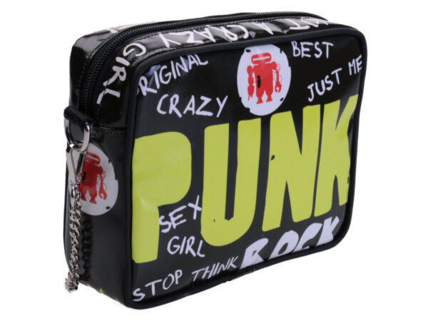 BLACK FOREST CLUTCH PAUL MECCANICO. MODEL PARK MADE OF LORRY TARPAULIN.