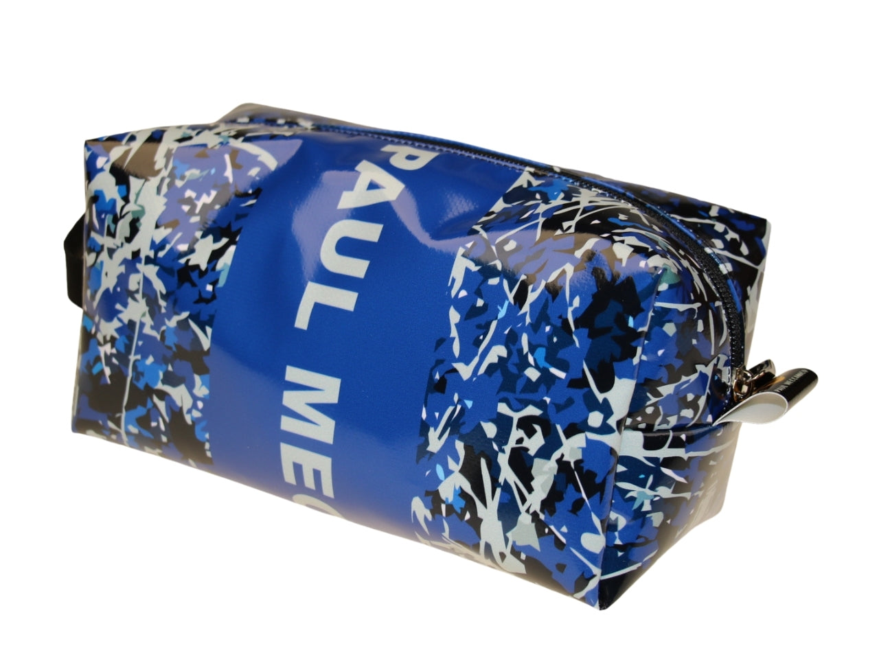 ...BEAUTY CASE BLU CON FANTASIA ASTRATTA.