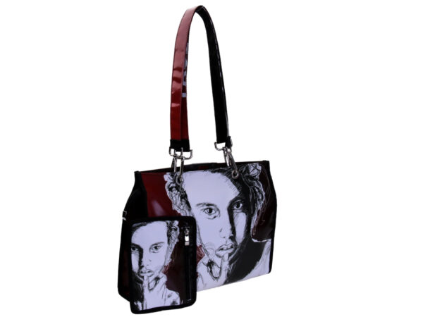 SHOPPER BAG "SCROLL". MODEL PEPE MADE OF LORRY TARPAULIN.
