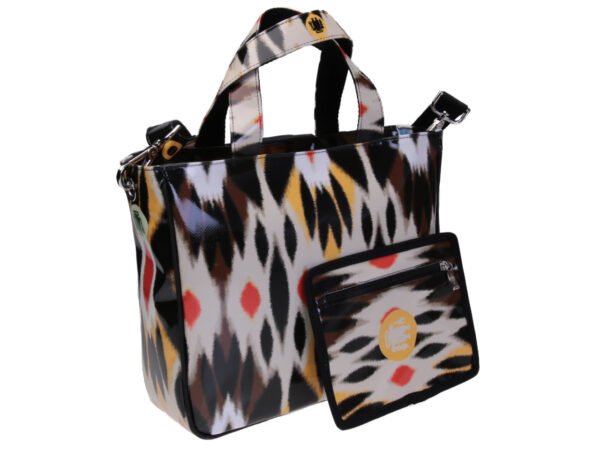 TOTE BAG TIE DYE FANTASY. MODEL GLAM MADE OF LORRY TARPAULIN.