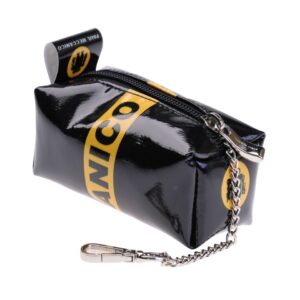 ...PENCIL CASE DESIGN KEYCHAIN BLACK AND YELLOW COLOURS.