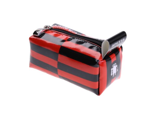 ...PENCIL CASE DESIGN KEYCHAIN RED AND BLACK COLOURS.