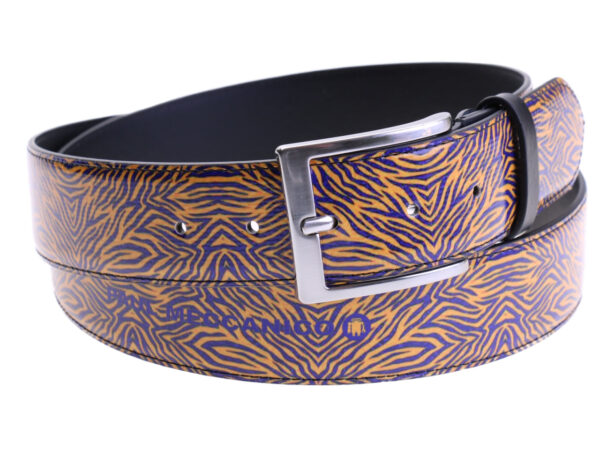 MEN'S BELT WITH ANIMALIER FANTASY MADE OF LORRY TARPAULIN.