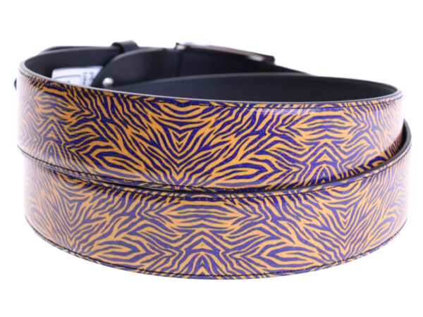 MEN'S BELT WITH ANIMALIER FANTASY MADE OF LORRY TARPAULIN.