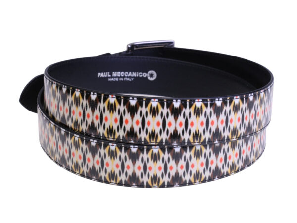 ...MEN'S BELT WITH AFRO FANTASY MADE OF LORRY TARPAULIN.