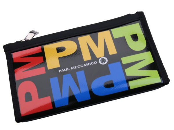 MULTICOLOUR LARGE WOMEN'S WALLET. MODEL PIT MADE OF LORRY TARPAULIN. - Limited Edition Paul Meccanico