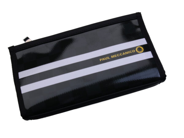 LARGE DARK GREEN WOMEN'S WALLET. MODEL PIT MADE OF LORRY TARPAULIN. - Limited Edition Paul Meccanico