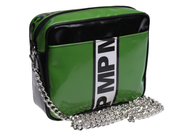 ...CLUTCH GREEN AND WHITE COLOURS. PARK MODEL MADE OF LORRY TARPAULIN. - Limited Edition Paul Meccanico