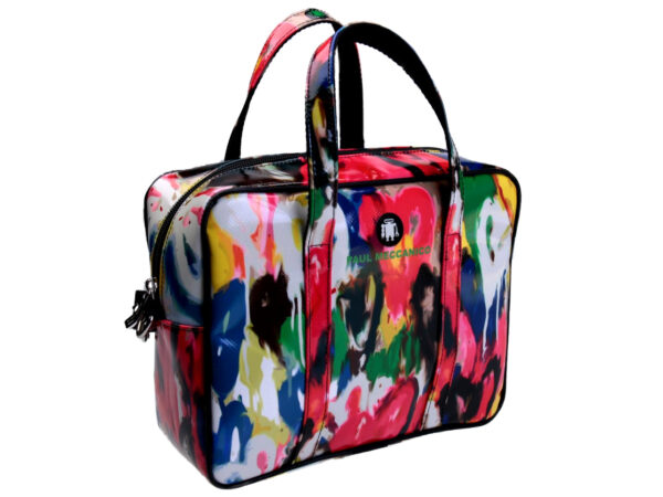 RECTANGULAR WOMEN'S BAG MURALES FANTASY. MODEL PINCA MADE OF LORRY TARPAULIN. - Unique Pieces Paul Meccanico