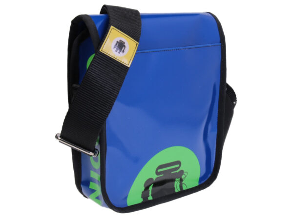 ROYAL CROSSBODY BAG. MODEL MIPOK MADE OF LORRY TARPAULIN.