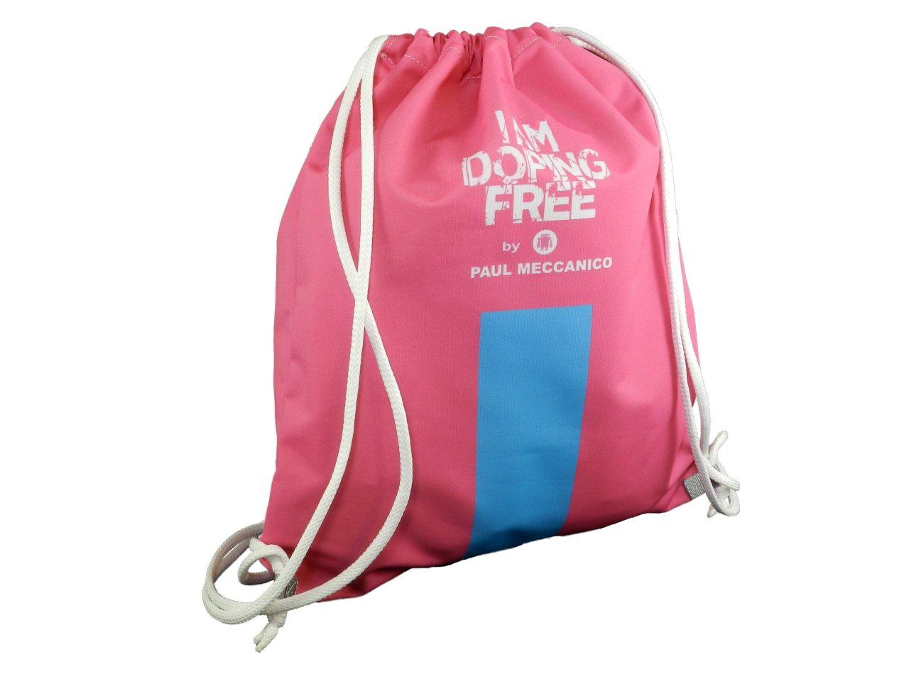 BACK SACK I AM DOPING FREE DI PAUL MECCANICO FUXIA COLORE. - Edizione limitata Paul Meccanico