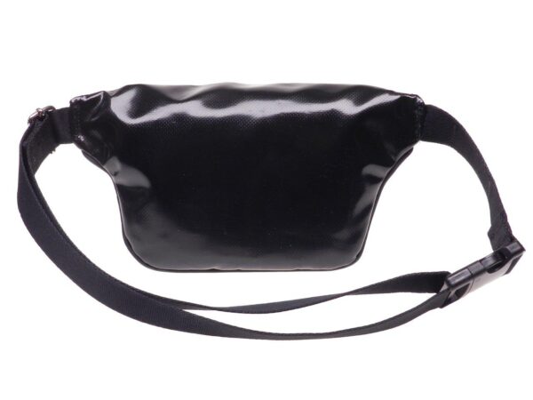 BLACK AND WHITE WAIST BAG. MODEL FLEX MADE OF LORRY TARPAULIN. - Limited Edition Paul Meccanico