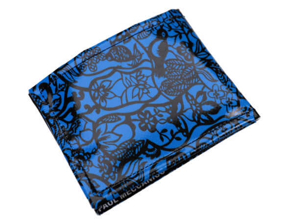MEN'S WALLET IN ROYAL "FOREST". MODEL CRIK MADE OF LORRY TARPAULIN. - Limited Edition Paul Meccanico