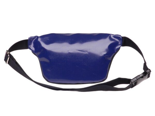 HIP BAG BLU, GREEN AND WHITE COLOURS MADE OF LORRY TARPAULIN FLEX MODEL. - Limited Edition Paul Meccanico