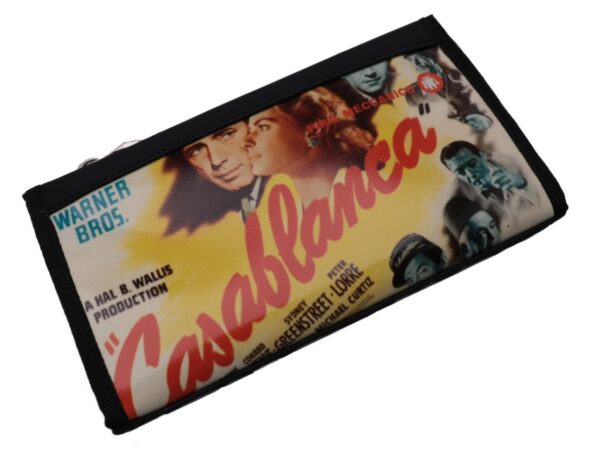 LARGE WOMEN'S WALLET "CINESTORY". PIT MODEL MADE OF LORRY TARPAULIN. - Limited Edition Paul Meccanico
