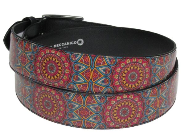 MAN'S BELT BLUE INDIAN STYLE MADE OF LORRY TARPAULIN. - Paul Meccanico