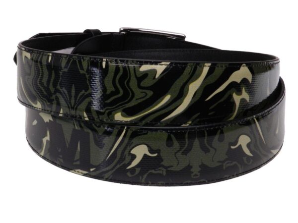 MAN'S BELT CAMOUFLAGE FANTASY MADE OF LORRY TARPAULIN. - Paul Meccanico