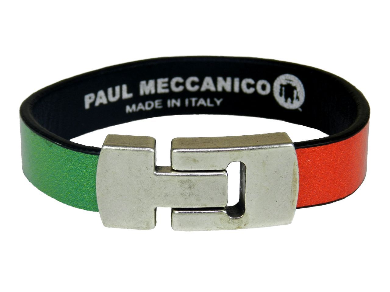 BRACCIALE UOMO I AM DOPING FREE BY PAUL MECCANICO CON BANDIERA ITALIANA - Edizione Limitata Paul Meccanico