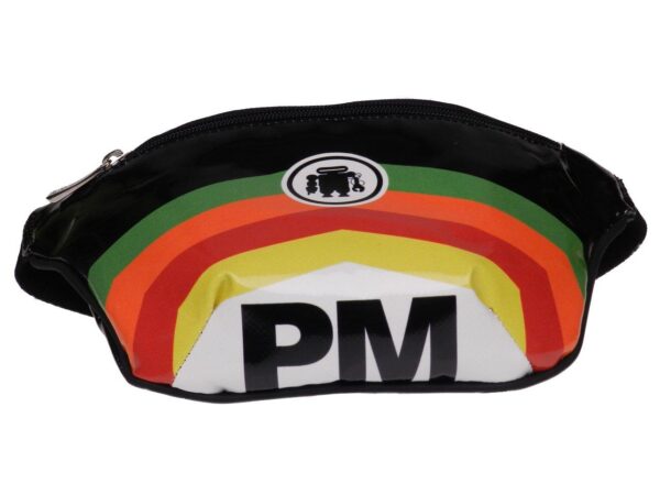 MULTICOLOR HIP BAG MADE OF LORRY TARPAULIN FLEX MODEL. - Limited Edition Paul Meccanico