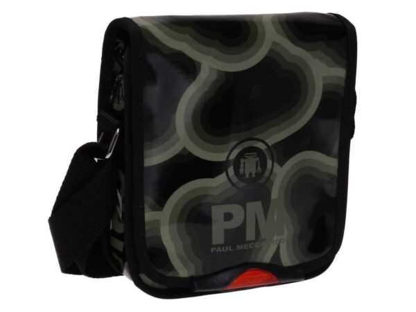 ORGANIZER SHOULDER BAG OPTICAL CAMOUFLAGE. MIPOK MODEL MADE OF LORRY TARPAULIN. - Unique Pieces Paul Meccanico