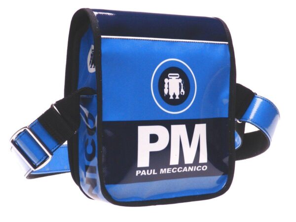 ORGANIZER SHOULDER BAG PAUL MECCANICO. MIPOK MODEL LIGHT BLUE COLOUR. - Unique Pieces Paul Meccanico