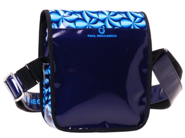 ORGANIZER SHOULDER BAG PAUL MECCANICO. MIPOK MODEL LIGHT BLUE COLOUR. - Unique Pieces Paul Meccanico