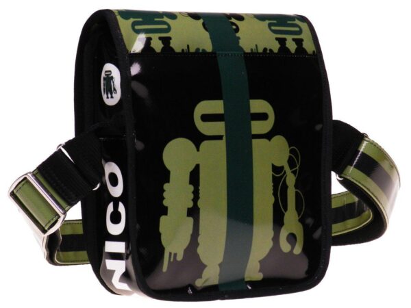 ORGANIZER SHOULDER BAG PAUL MECCANICO. MIPOK MODEL MIMETIC STYLE. - Unique Pieces Paul Meccanico