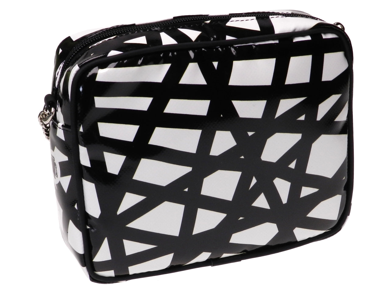 FRIZIONE FANTASIA INTRECCIATA IN BIANCO E NERO. MODELLO DI PARCO REALIZZATO CON TELONI DI CAMION. - Edizione limitata Paul Meccanico