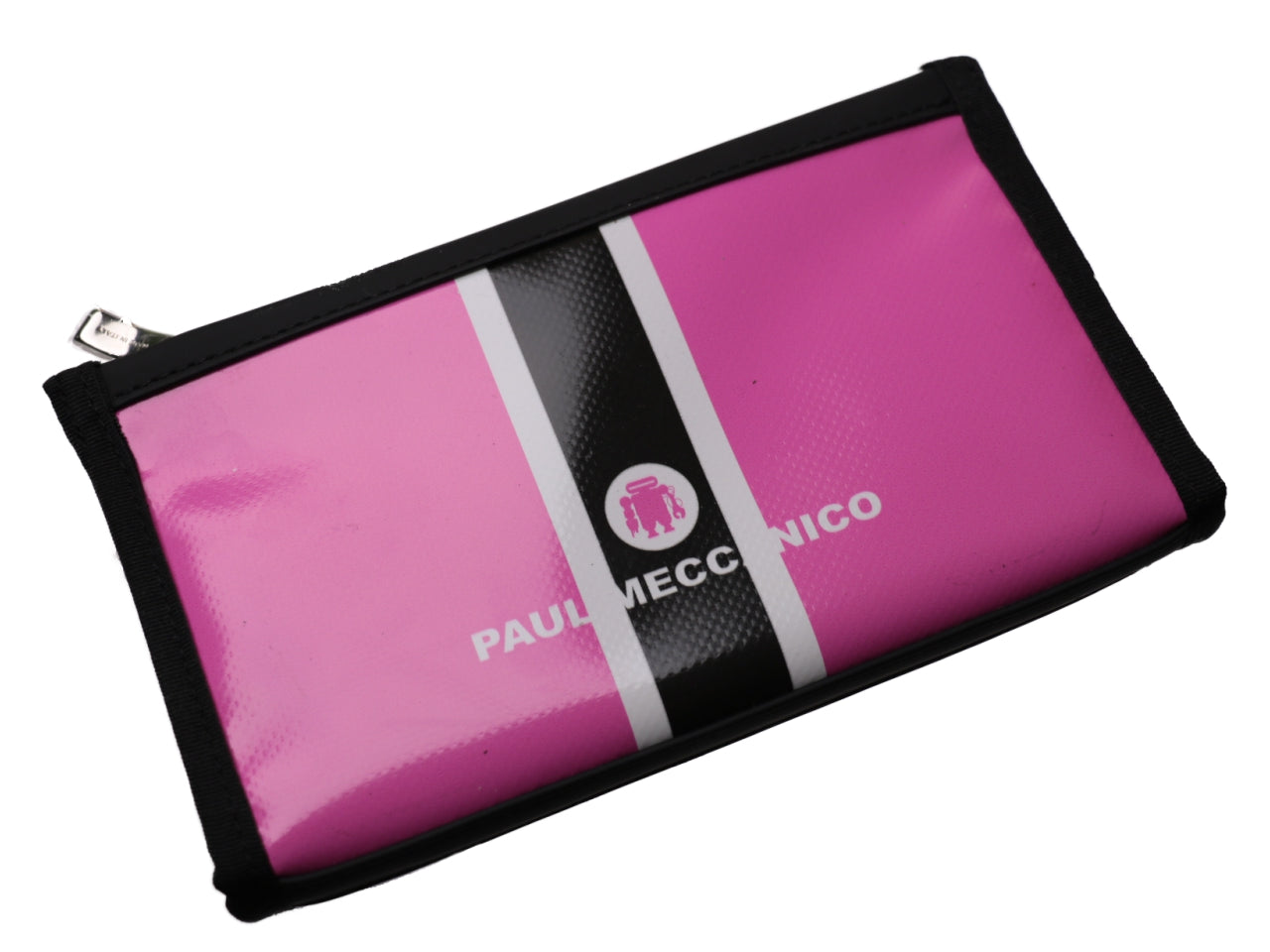 LARGE FUCHSIA WOMEN'S WALLET. MODEL PIT MADE OF LORRY TARPAULIN. - Limited Edition Paul Meccanico
