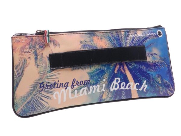 POCHETTE PAUL MECCANICO IN LORRY TARPAULIN. RIBELLA MODEL MIAMI BEACH STYLE. - Unique Pieces Paul Meccanico