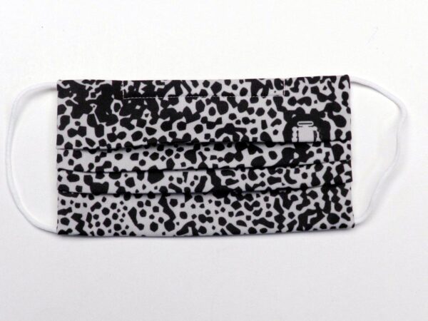 REUSABLE MASK BLACK AND GREY COLOURS ANIMALIER FANTASY WITH 3 FILTERS INCLUDED. - Paul Meccanico