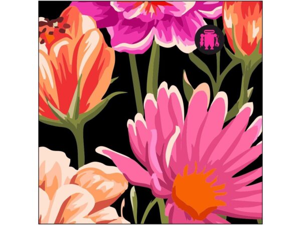 REUSABLE MASK FLORAL FANTASY WITH 3 FILTERS INCLUDED. - Limited Edition Paul Meccanico