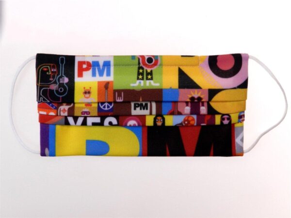 REUSABLE MASK MULTICOLOR POP STYLE WITH 3 FILTERS INCLUDED. - Paul Meccanico