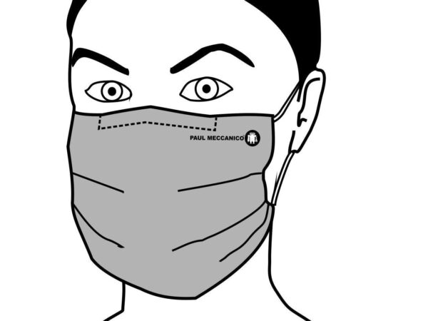 REUSABLE MASK VIOLET COLOUR SHADED EFFECT WITH 3 FILTERS INCLUDED. - Paul Meccanico