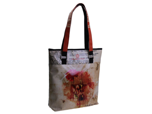 MAXI SHOPPER "DESIGNED BY RICCARDO CECCHETTI". MODEL SELZ MADE OF LORRY TARPAULIN. - Art Collection Paul Meccanico